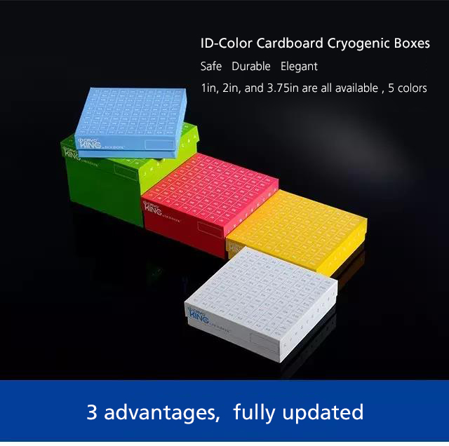 Biologix Recommendation—CryoKING ID-Color Cardboard Cryogenic Boxes
