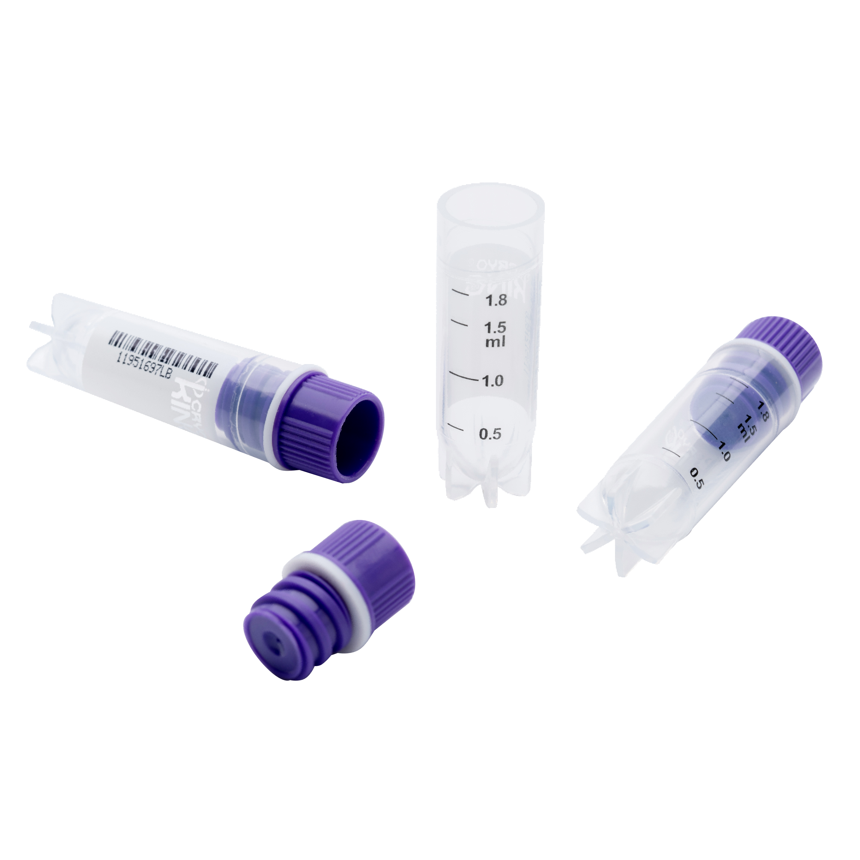 2.0ml Internal Thread Cryovials with Side Codes